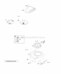 Blower HousingShrouds Flywheel Diagram and Parts List for 09C902-0333-01  Briggs and Stratton Engine
